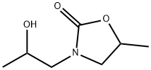 3-(2-HYDROXYPROPYL)-5-METHYL-2-OXAZOLIDINONE 结构式