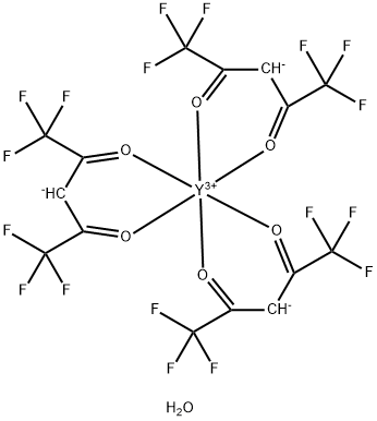 YTTRIUM(III) HEXAFLUOROACETYLACETONATE Structure