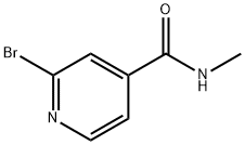 2-BROMOPYRIDINE-4-N-METHYLCARBOXAMIDE Struktur