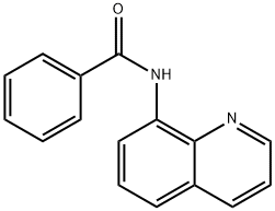 8-Benzoylaminoquinoline 化学構造式
