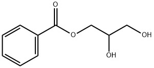 2,3-dihydroxypropyl benzoate Structure