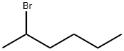 2-ブロモヘキサン 化学構造式