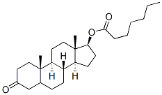 dihydrotestosterone heptanoate Structure