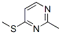 Pyrimidine, 2-methyl-4-(methylthio)- (8CI,9CI) Structure