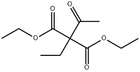 2-アセチル-2-エチルプロパン二酸ジエチル 化学構造式