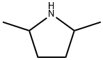 2,5-ジメチルピロリジン 化学構造式