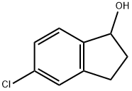 5-クロロ-2,3-ジヒドロ-1H-インデン-1-オール 化学構造式