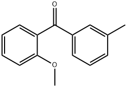 2-メトキシ-3'-メチルベンゾフェノン 化学構造式