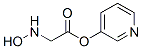 Glycine, N-hydroxy-, 3-pyridinyl ester (9CI) Structure