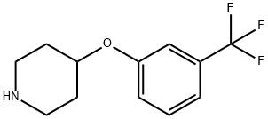 4-[3-(TRIFLUOROMETHYL)PHENOXY]PIPERIDINE Struktur