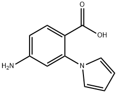 Benzoic acid, 4-amino-2-(1H-pyrrol-1-yl)- (9CI) Structure