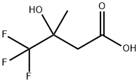 3-HYDROXY-3-METHYL-4,4,4-TRIFLUOROBUTYRIC ACID Structure