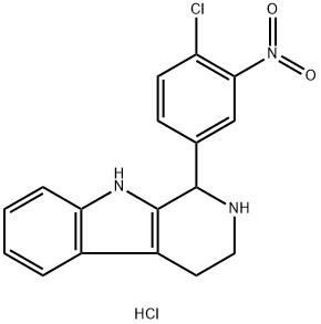 1-(4-chloro-3-nitrophenyl)-2,3,4,9-tetrahydro-1H-beta-carboline hydrochloride|MFCD01690470