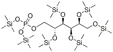 1-O,2-O,3-O,4-O,5-O-Pentakis(trimethylsilyl)-D-glucitol 6-[phosphoric acid bis(trimethylsilyl)] ester Structure