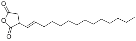テトラデセニルこはく酸無水物 化学構造式