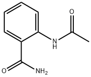 2-(アセチルアミノ)ベンゼンカルボオキサミド 化学構造式