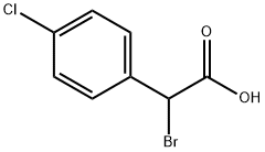 Α-溴-4-氯苯乙酸, 3381-73-5, 结构式