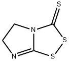 3,4-ジチア-1,6-ジアザビシクロ[3.3.0]オクタン-5-エン-2-チオン 化学構造式