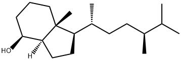 (1R,3aR,7aR)-1-((2R,5S)-5,6-diMethylheptan-2-yl)-7a-Methyloctahydro-1H-inden-4-ol Struktur