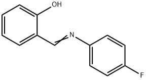 2-{[(4-fluorophenyl)imino]methyl}phenol Structure