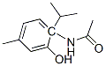 4-Acetamidothymol 结构式