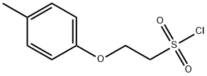 2-(4-methylphenoxy)ethanesulfonyl chloride(SALTDATA: FREE) Struktur