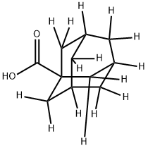アダマンタンカルボン酸‐D15 化学構造式