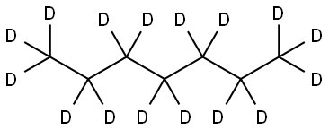 N-HEPTANE-D16 Struktur