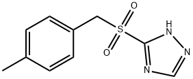 3-[(4-METHYLBENZYL)SULFONYL]-1H-1,2,4-TRIAZOLE Structure