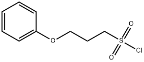 3-フェノキシプロパン-1-スルホニルクロリド 化学構造式