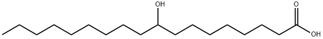 9-羟基十八酸, 3384-24-5, 结构式