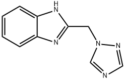 1H-Benzimidazole,2-(1H-1,2,4-triazol-1-ylmethyl)-(9CI) Structure