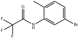 N-(5-溴-2-甲基苯基)-2,2,2-三氟乙酰胺, 338451-90-4, 结构式