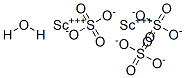 硫酸钪水合物,33849-58-0,结构式