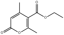 4,6-二甲基-2-氧-2H-吡喃-5-甲酸乙酯, 3385-34-0, 结构式