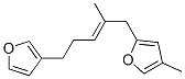 2-[(E)-5-(3-Furyl)-2-methyl-2-pentenyl]-4-methylfuran,33853-91-7,结构式