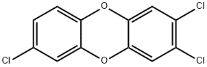 2,3,7-三氯二苯并-对-二恶英, 33857-28-2, 结构式