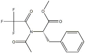 3-Phenyl-N-(trifluoroacetyl)-N-acetyl-L-alanine methyl ester Structure