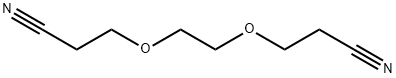 1,2-双(氰乙氧基)乙烷, 3386-87-6, 结构式