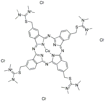 アルシアンブルー8GX 化学構造式