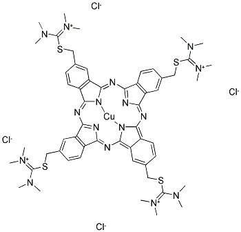 阿尔新蓝 8GX,33864-99-2,结构式