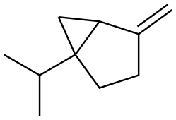 桧烯,3387-41-5,结构式