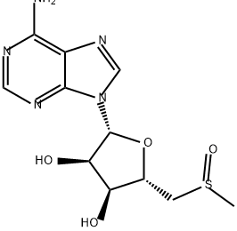 methylthioadenosine sulfoxide Struktur