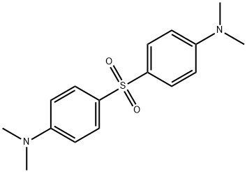 4,4'-bis(dimethylaminodiphenyl)sulfone Structure