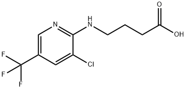 4-[3-Chloro-5-(trifluoromethyl)pyridin-2-ylamino]butyricacid97% Struktur