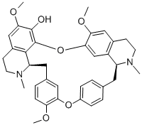 6,6',12-トリメトキシ-2,2'-ジメチルベルバマン-7-オール 化学構造式