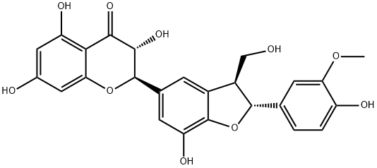 水飞蓟亭 结构式