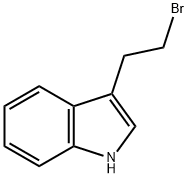 3-(2-ブロモエチル)-1H-インドール 化学構造式