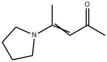 4-TETRAHYDRO-1H-PYRROL-1-YLPENT-3-EN-2-ONE Struktur