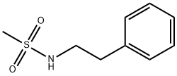 N-(2-フェニルエチル)メタンスルホンアミド 化学構造式
